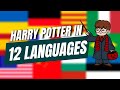 La prima pagina di Harry Potter e la Pietra Filosofale letta in 12 lingue diverse