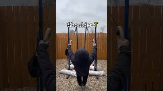 The secret to big shoulders (Ring Edition) 😮‍💨 #fitness #pushup #gym #pushups #pullups #calistheni