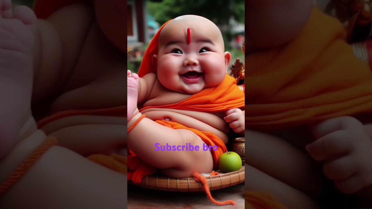 ❤❤😀😀 the cute little monk status video new monk