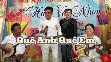 Tân cổ Quê Anh Quê Em - Cẩm Tiên Guitar & Ông Ngoại Sến - Ngọc Lợi & Thúy Sang trình bày
