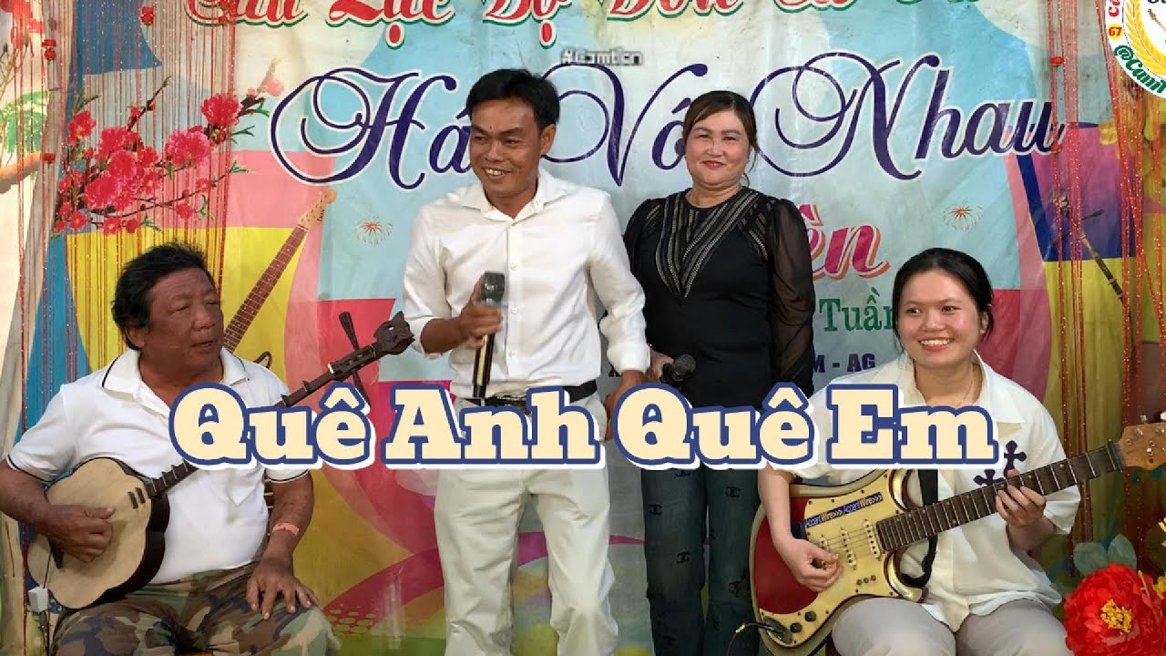 Tân cổ Quê Anh Quê Em - Cẩm Tiên Guitar & Ông Ngoại Sến - Ngọc Lợi & Thúy Sang trình bày