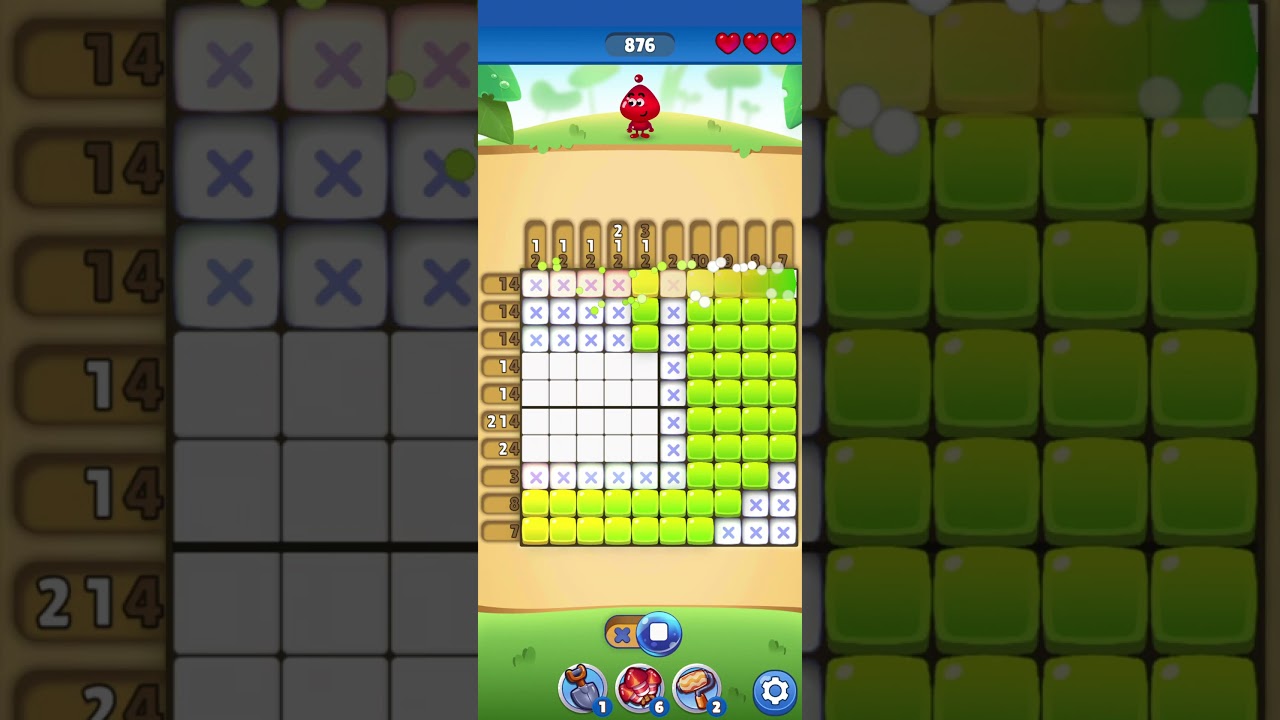 NONO CROSSING LEVEL 876 #games #gamegamegamegame #game #gameplay