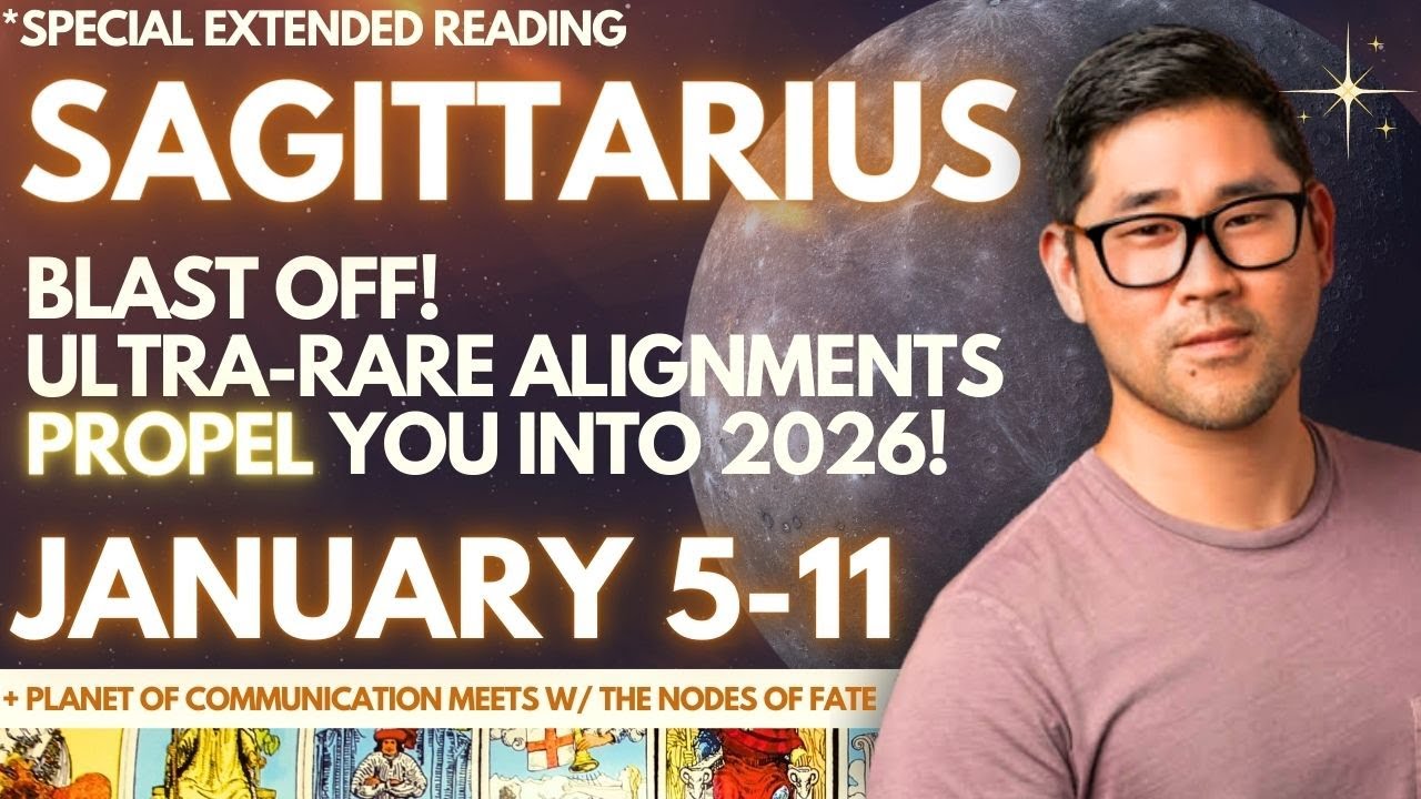 Sagittarius – SCREAMING! AUSPICIOUS “TEARS OF JOY” WEEK – RARE SPREAD 🌠 Tarot Horoscope Jan 5–11