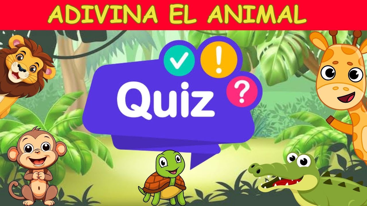 Adivina el animal 🤔🧠 👀 | Play Quiz de animales 🦭🦍🐆 #adivinanza #kids ...
