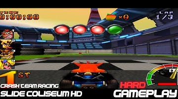 Crash Team Racing Slide Coliseum full episode in HD 1080p Ps1 gameplay