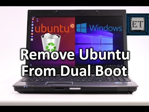 How to Remove Linux (Ubuntu) From Dual Boot in Windows 10