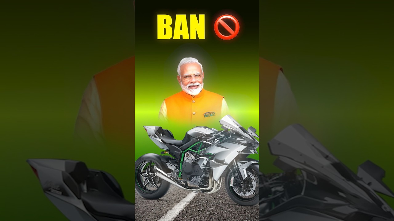 Why is Kawasaki Ninja H2R Banned in India ? #shorts