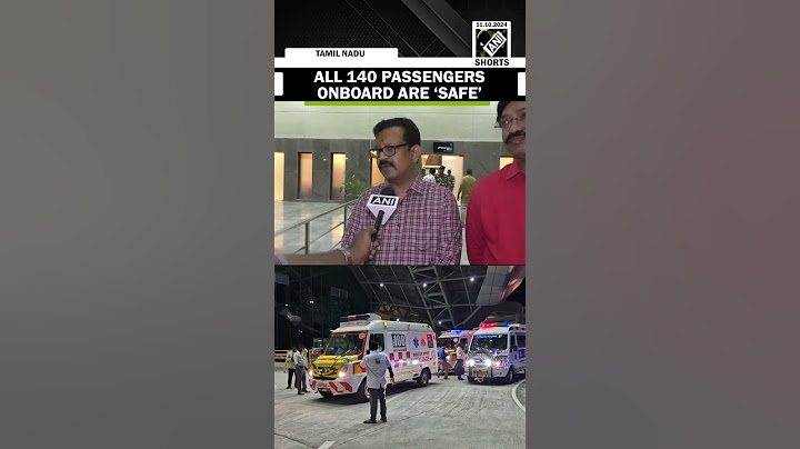 ‘All 140 aboard Trichy-Sharjah Air India Express flight safe’, says Dean of Trichy  Medical College
