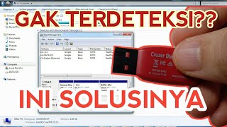 cara mengatasi flashdisk tidak terdeteksi / terbaca di labtop