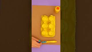 Earth Day DIY 🌎 Upcycled Egg Carton Vase | CRAFTS THAT SLAP #shorts