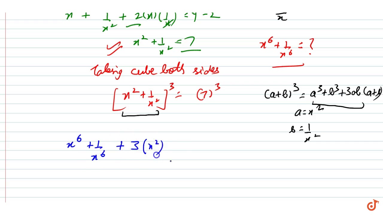 If X 1 X 3 Then X 6 1 X 6 A 927 B 414 C 364 D 322 Youtube