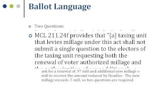 WEBINAR | Library Millages: From the Ballot Language to the Ballot Box