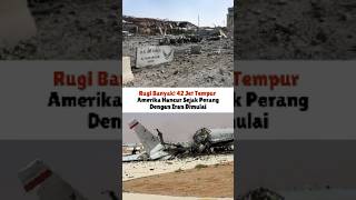 Rugi Banyak! 42 Jet Tempur Amerika Hancur Sejak Perang Dengan Iran Dimulai #america #iran