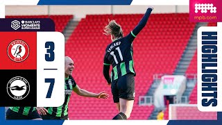 WSL Highlights: Bristol City 3 Brighton 7