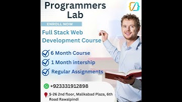 Full Stack Web Development Course in Rawalpindi Islamabad