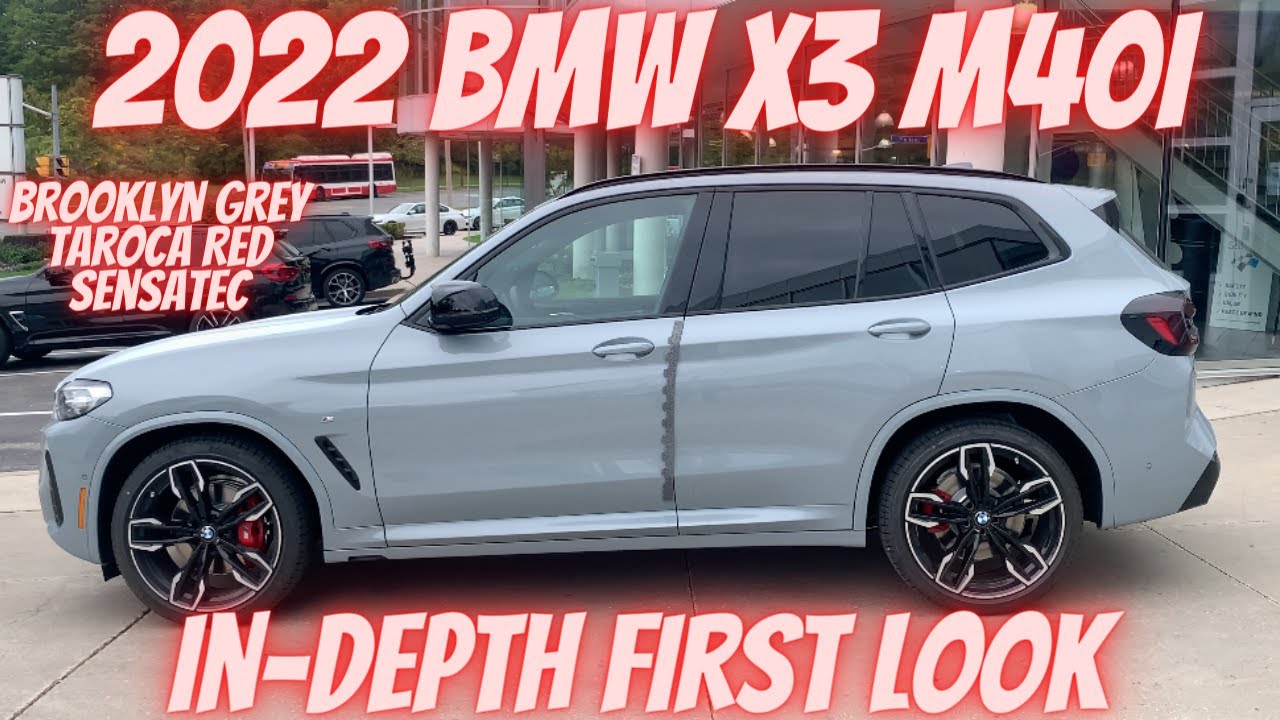 In-Depth First Look at the 2022 BMW LCI X3 M40i - Brooklyn Grey