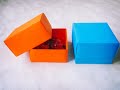 Kağıttan Çok Kolay Kutu  (Boxes) Yapımı -Origami 21