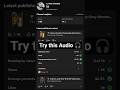 Try this audio 🎧