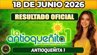 ANTIOQUEÑITA 1 | RESULTADO ANTIOQUEÑITA 1 HOY 18 de JUNIO 2026 🟡 #chance