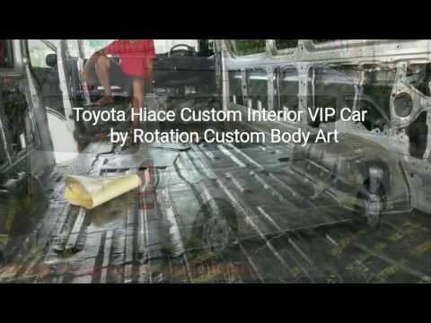 Toyota Hiace Custom Interior Vip Car Youtube