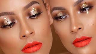 GOLD SPARKLE HALO EYE | DESI PERKINS