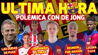 🚨 ÚLTIMA HORA BARÇA 💥 EL PLAN DE FLICK ONANA O KIMMICH | CONFIRMAN A COMAN | FRENKIE LA LIA