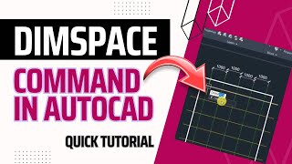 HOW TO USE DIMSPACE COMMAND IN AUTOCAD | 2D AutoCAD SHORCUTS | BASIC TUTORIAL | TRICKS