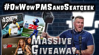 PAT MCAFEE AND SEATGEEK TEAM UP FOR MASSIVE GIVEAWAY
