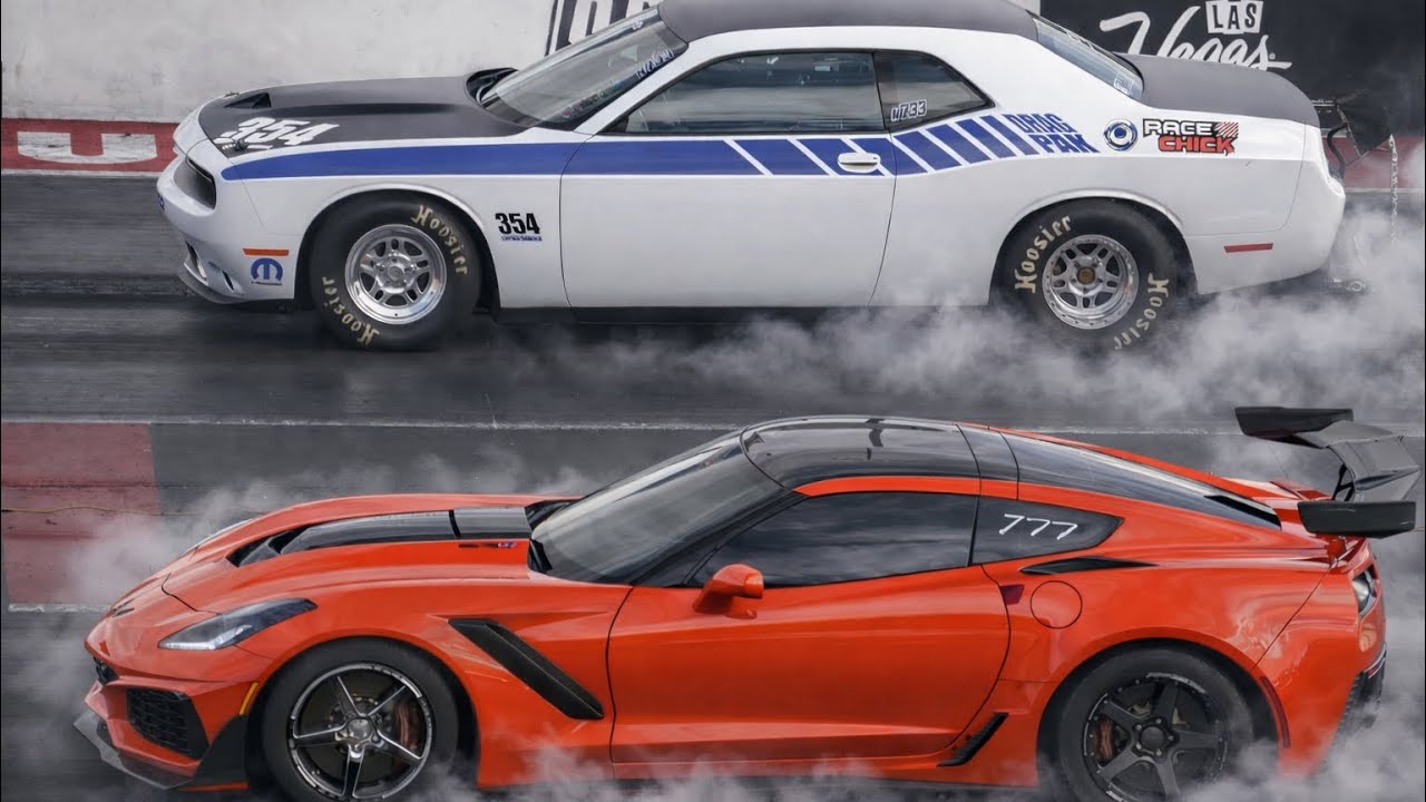 ZR1 Corvette vs Dodge Challenger 