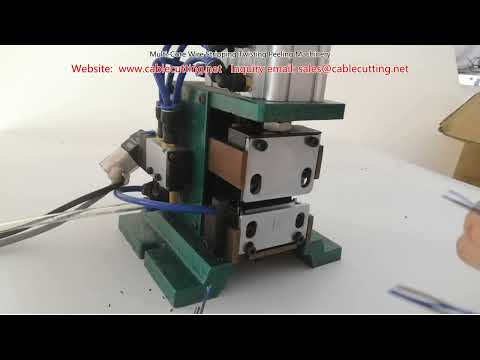 Multi-Core Wire Stripping, Twisting, and Peeling Machinery