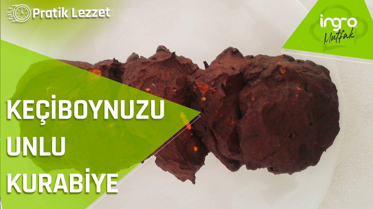 Keçiboynuzu Unlu Kurabiye Tarifi İngro Mutfak 11 YouTube