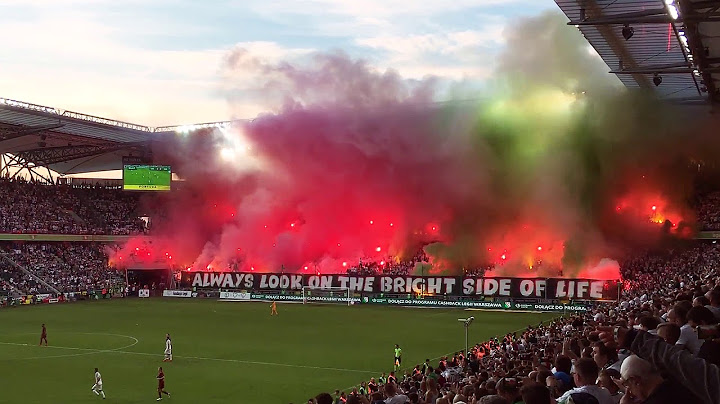 Legia-Zagłębie. Oprawa na zakończenie sezonu.