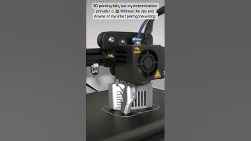 3d printing fails but my determination prevails! #3dprinting #3dprinter #fail #fails #cura #ender