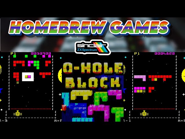 Game recordings まとめて 8枚 O-Hole Block - New ZX-Spectrum Game 2026 - YouTube