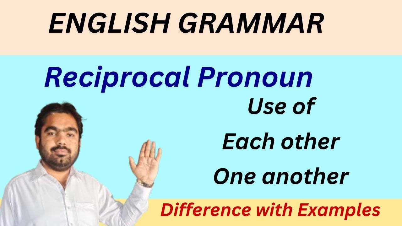 Reciprocal Pronouns | Use of Each Other and One Another | English Grammar Lesson for Beginners