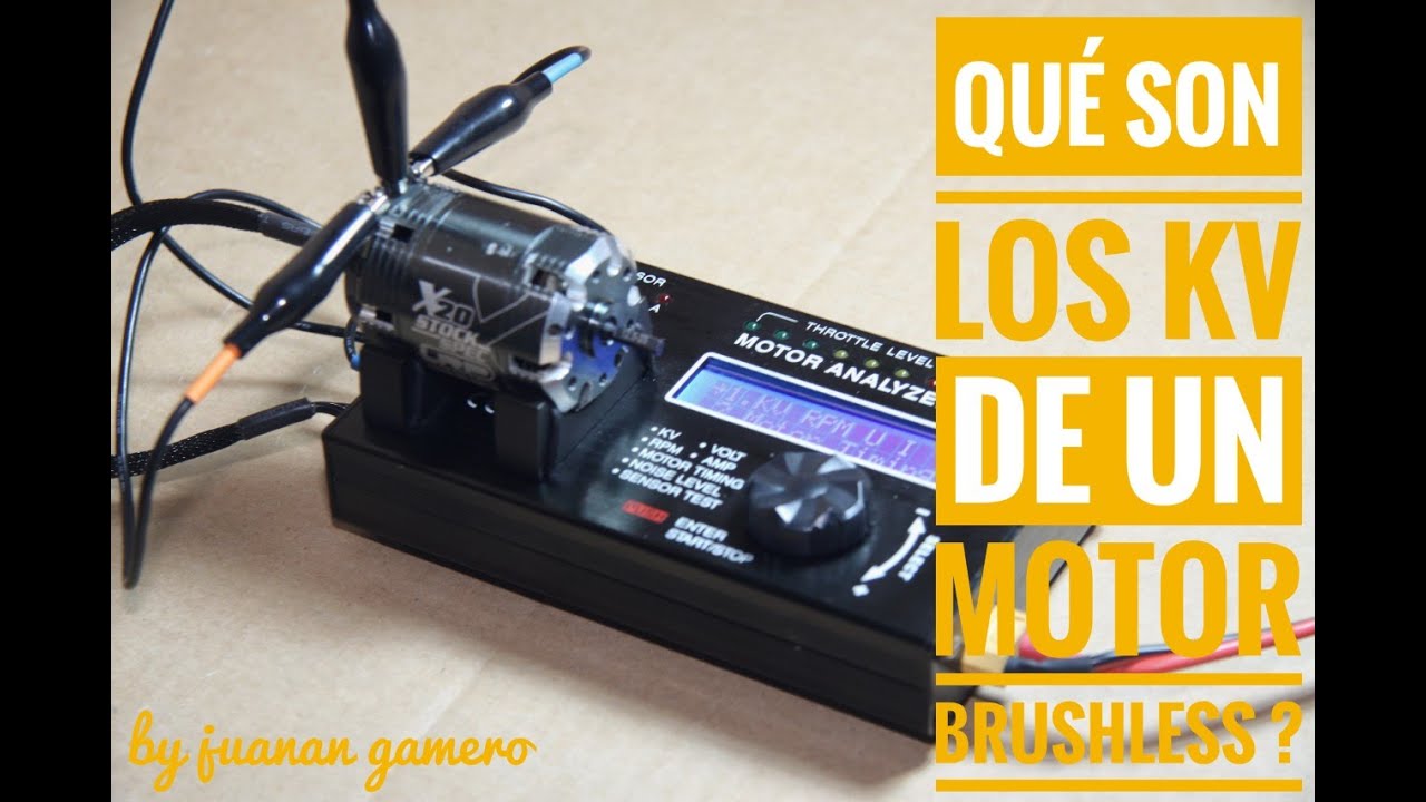 tutorial, qué son los KV de un motor brushless? YouTube