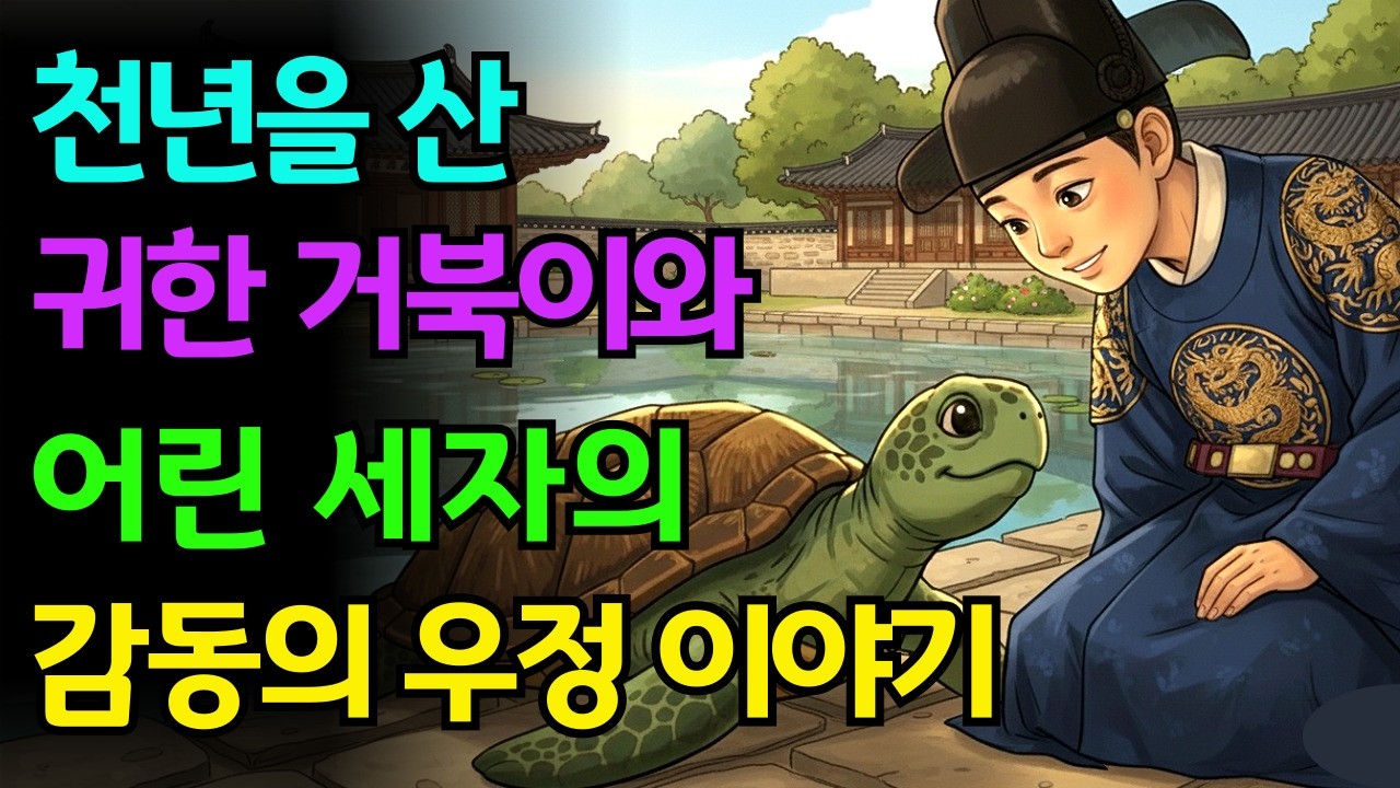[구설야담] 천년을 산 거북이와 어린 왕세자의 기묘하고 감동적인 우정 야담ㅣ민담ㅣ설화ㅣ전설ㅣ조선야담ㅣ옛날이야기ㅣ오디오북ㅣ조선시대ㅣ인과응보ㅣ수면동화ㅣ인생사연