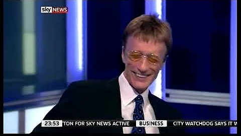 Sky News anchor thinks Maurice Gibb is still alive...