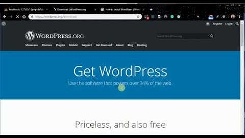 How to setup / install wordpress on your localhost using xampp - step by step guide