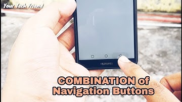 Huawei Y5 Prime 2018 Combination of Navigation Buttons | change navigation buttons