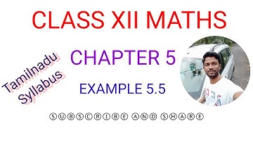 TN XII MATHS : CHAPTER 5 - TWO DIMENSIONAL ANALYTICAL GEOMETRY II, EXAMPLE 5.5