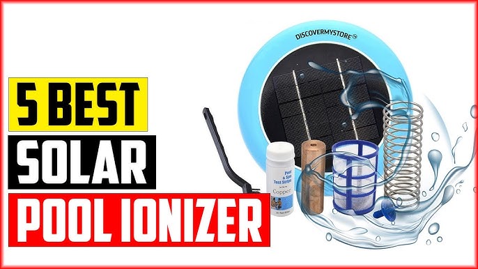 KNAGLO Solar Pool Ionizer, Upgraded Copper Pool Ionizer
