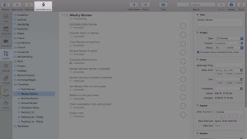 Working With OmniFocus 2.0 - Regular Reviews