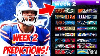 WE STARTED OUT HOT! NFL Week 2 Predictions And Picks 2025! 🔥