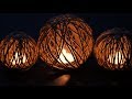 [ASMR]麻ひもランプシェードを作る[風船の音注意]