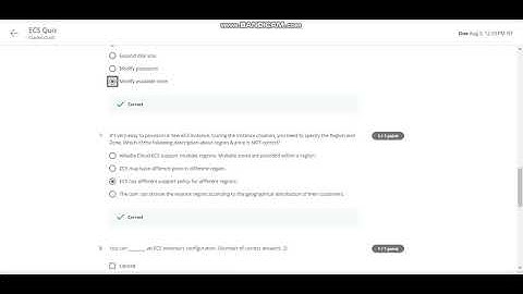 Coursera 100% Answers|Cloud Computing Fundamentals on Alibaba Cloud | Week 1| ECS Quiz | ANSWERS
