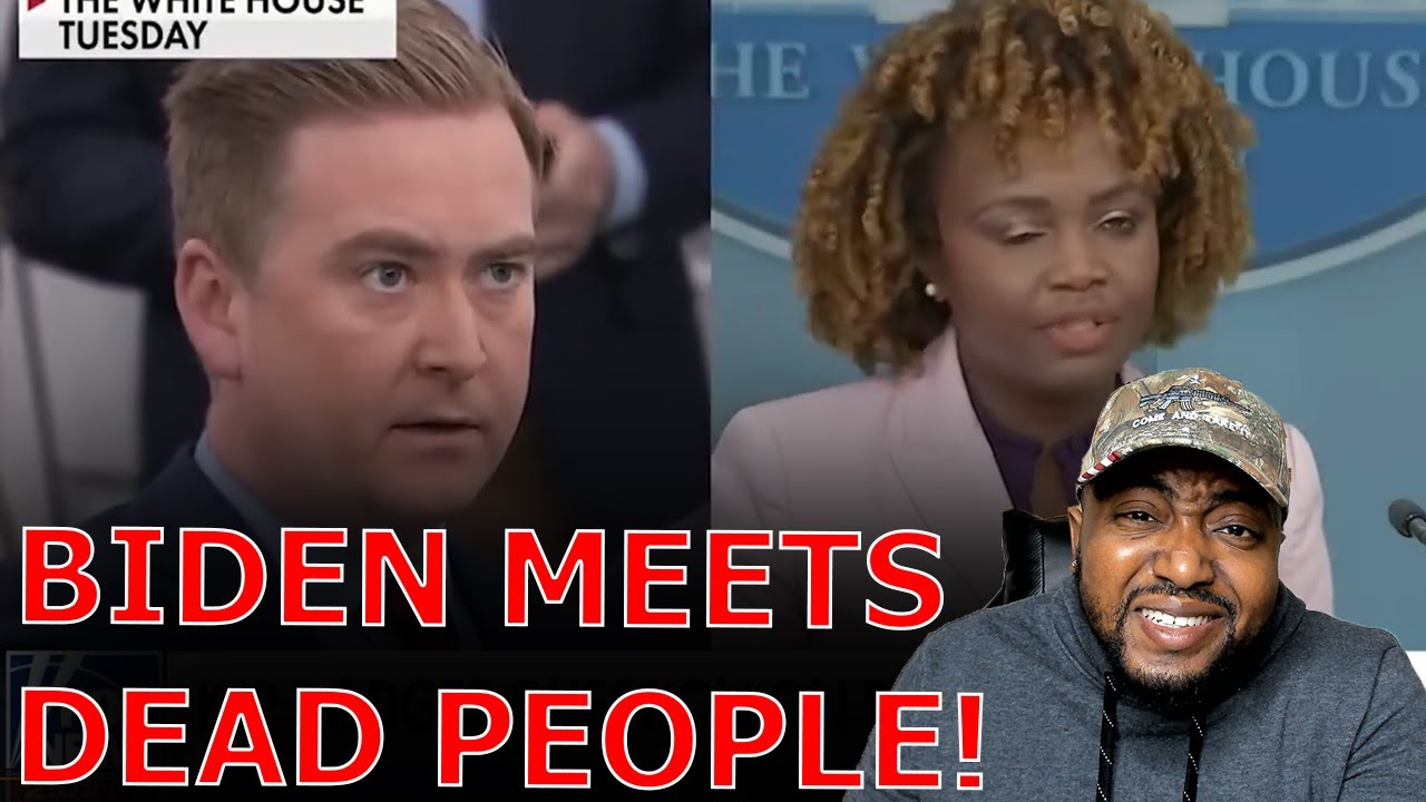 Karine Jean Pierre GOES COMPLETELY OFF RAILS After Confronted On Joe Biden Meeting With Dead People!