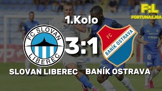 FC Slovan Liberec - FC Baník Ostrava 23.7 1.Kolo