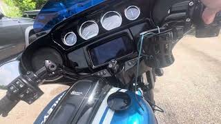 How to Turn off track control on your harley.