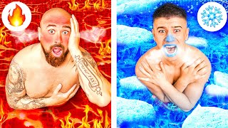 Défi Piscine CHAUDE vs FROIDE !